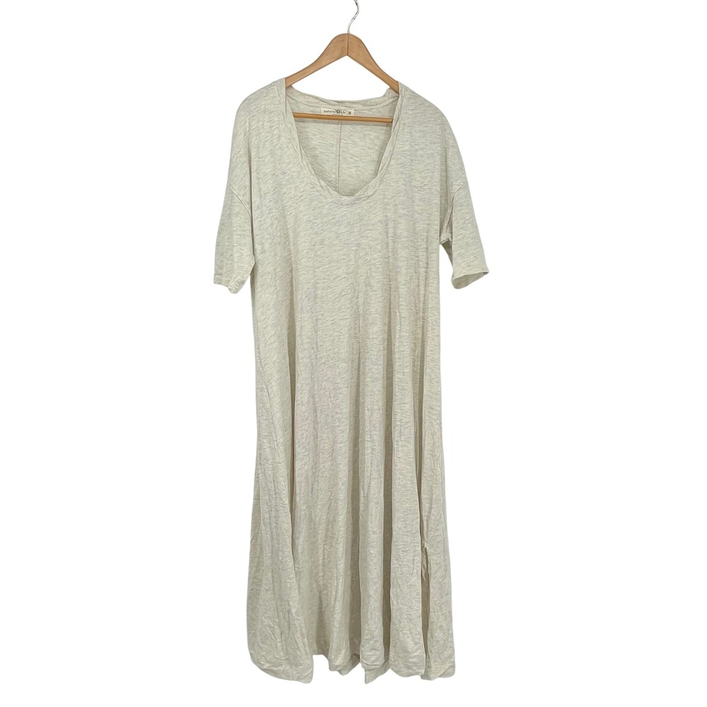NATURAL LIFE Cream Maxi T-Shirt Dress